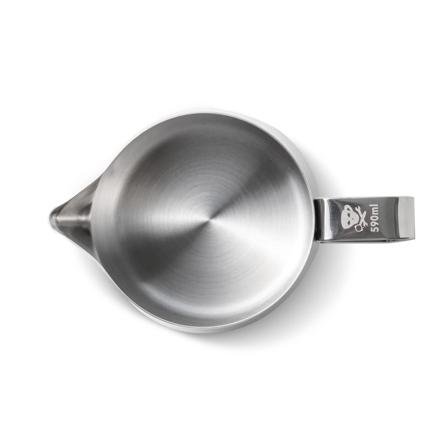 Barista Basics Frothing Pitcher 20oz - Silver 2 Barista Basics Frothing Pitcher 20oz - Silver - Image 2