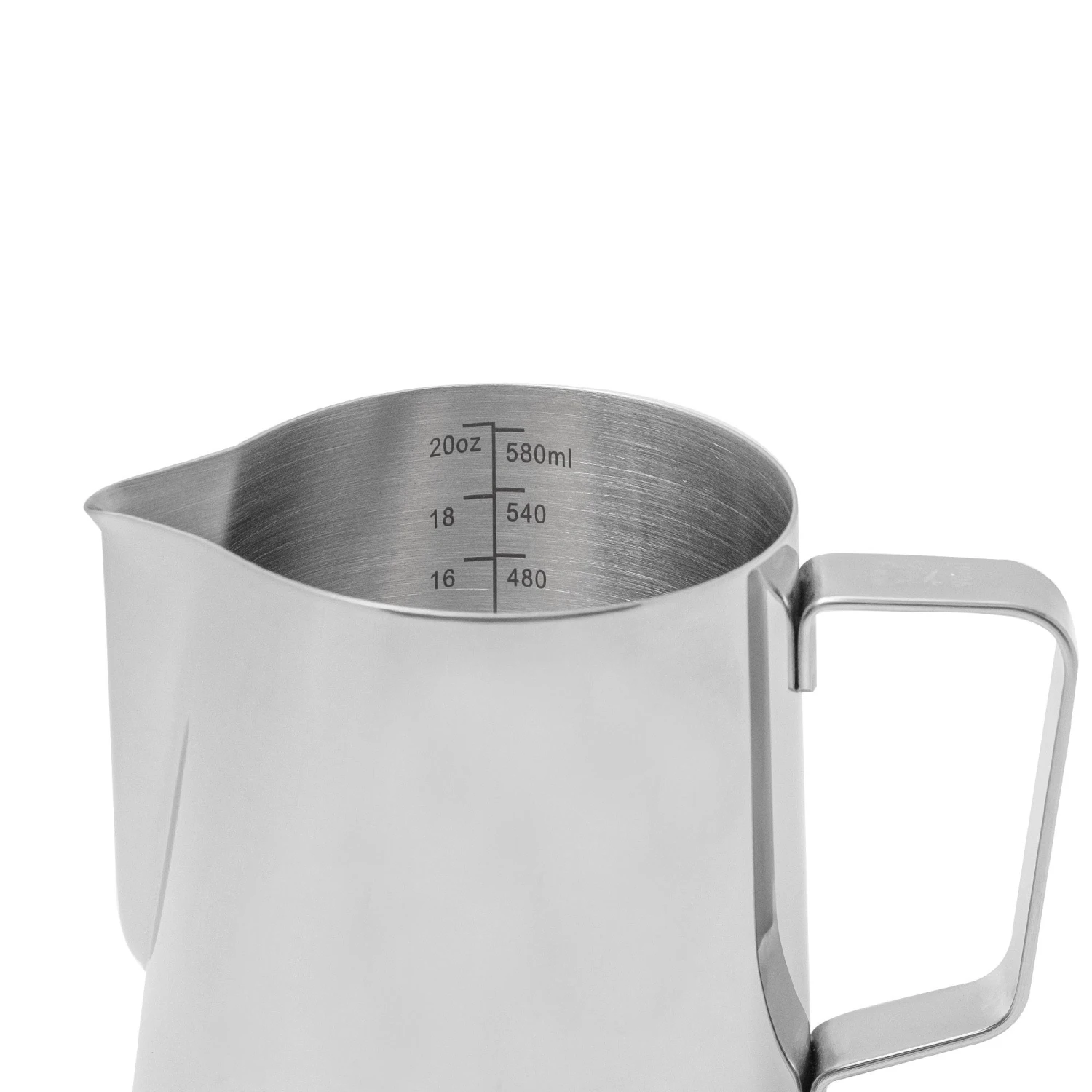 Barista Basics Frothing Pitcher 20oz - Silver 4 Barista Basics Frothing Pitcher 20oz - Silver - Image 4