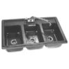 Mid-Size Three Compartment Espresso Cart Sink (Special Order Item)