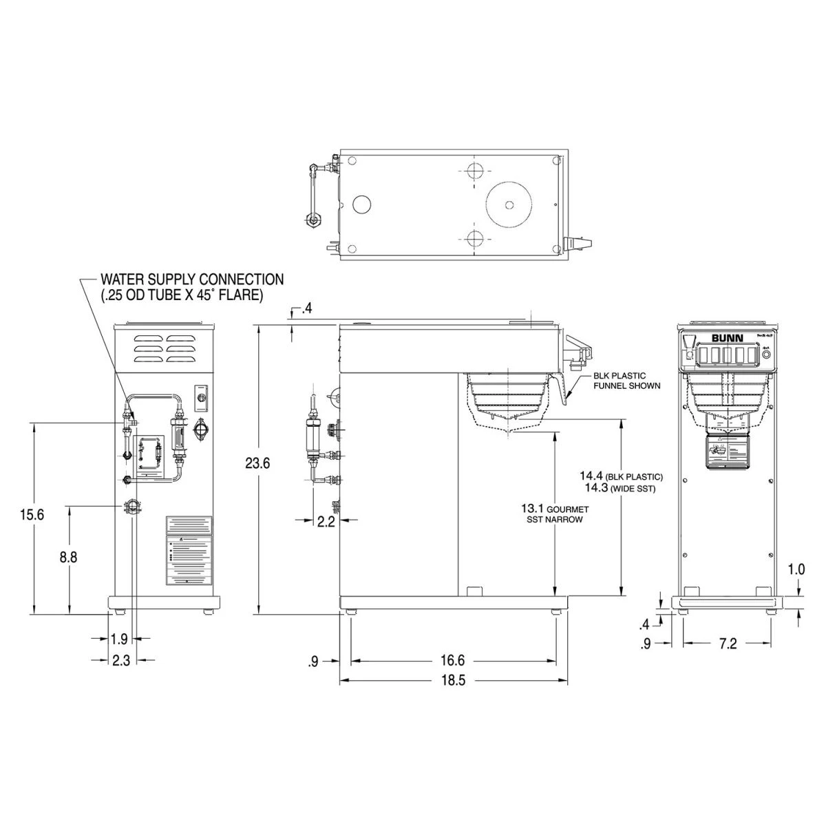 BUNN® BUNN AXIOM DV-APS Airpot System Coffee Brewer 2 BUNN® BUNN AXIOM DV-APS Airpot System Coffee Brewer - Image 2
