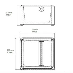 Maplewood Knockbox Set (7" X 7" X 4") -Coffee Machine Shop EPBB5002547 1