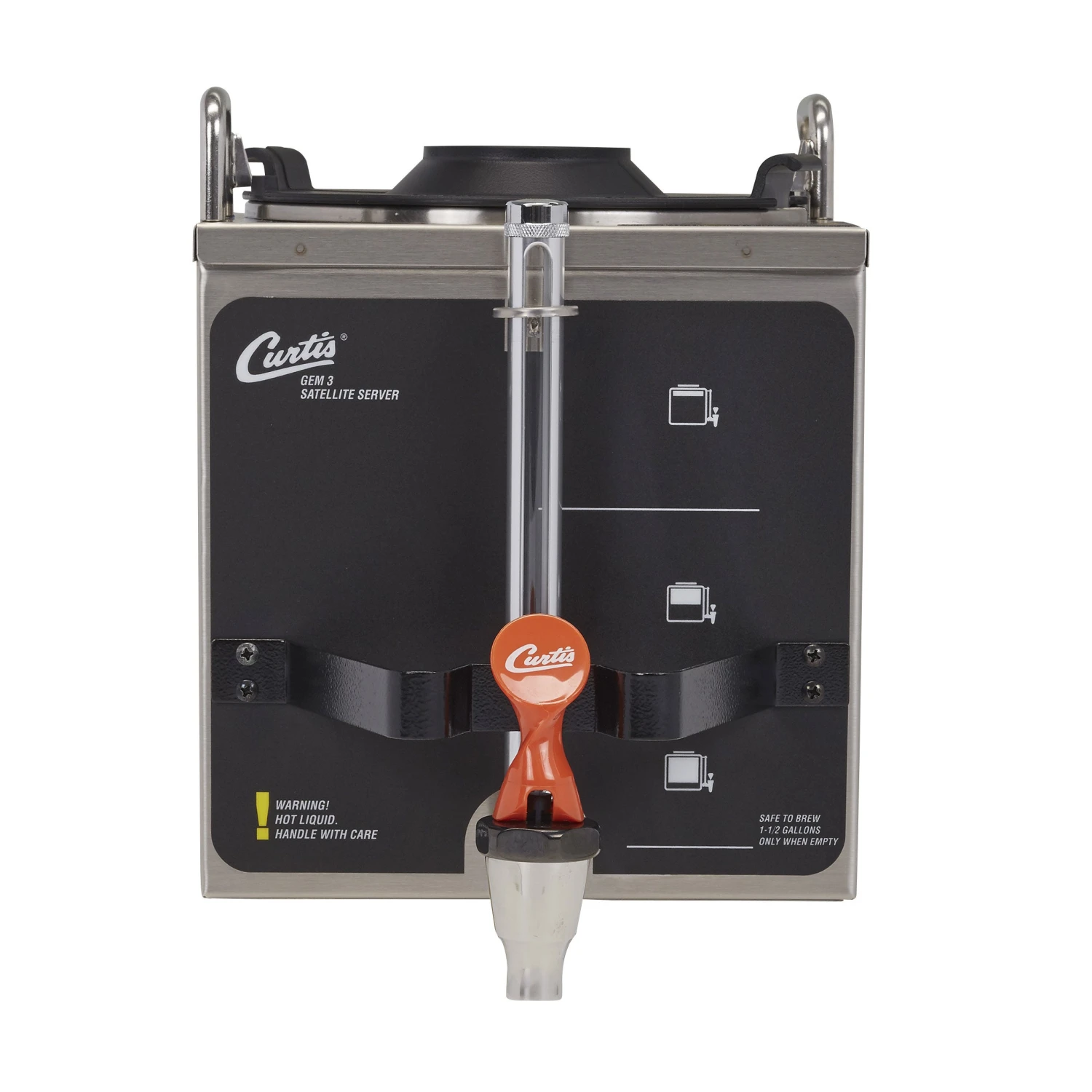 Wilbur Curtis Gemini 1.5 Gallon Satellite Decaf Coffee Server 1 Wilbur Curtis Gemini 1.5 Gallon Satellite Decaf Coffee Server