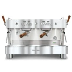Ascaso Barista T Plus, Automatic 2 Group Espresso Machine, With Thermodynamic Technology (Inox)