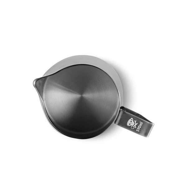 Colored Frothing Pitcher 20oz - Black 2 Colored Frothing Pitcher 20oz - Black - Image 2