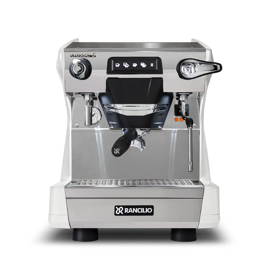 Rancilio Classe 5 USB 1 Group Volumetric Espresso Machine - Ice White 1 Rancilio Classe 5 USB 1 Group Volumetric Espresso Machine - Ice White