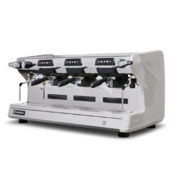 Rancilio Classe 5 USB Tall 3 Group Volumetric Espresso Machine - Ice White -Coffee Machine Shop cla5usbtall 3gr white xfrt