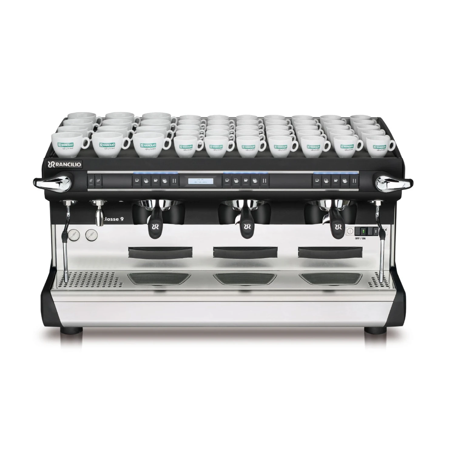 Rancilio Classe 9 USB Tall 3 Group Volumetric Espresso Machine 1 Rancilio Classe 9 USB Tall 3 Group Volumetric Espresso Machine