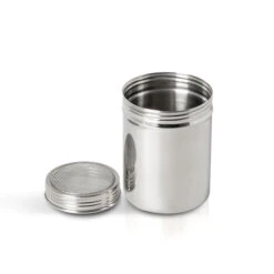 Stainless Steel Mesh Top Spice Shaker - 10oz -Coffee Machine Shop dredger 1