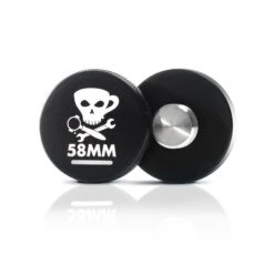 Espresso Distribution Tool & Leveler - Black, 58mm -Coffee Machine Shop ep leveler open