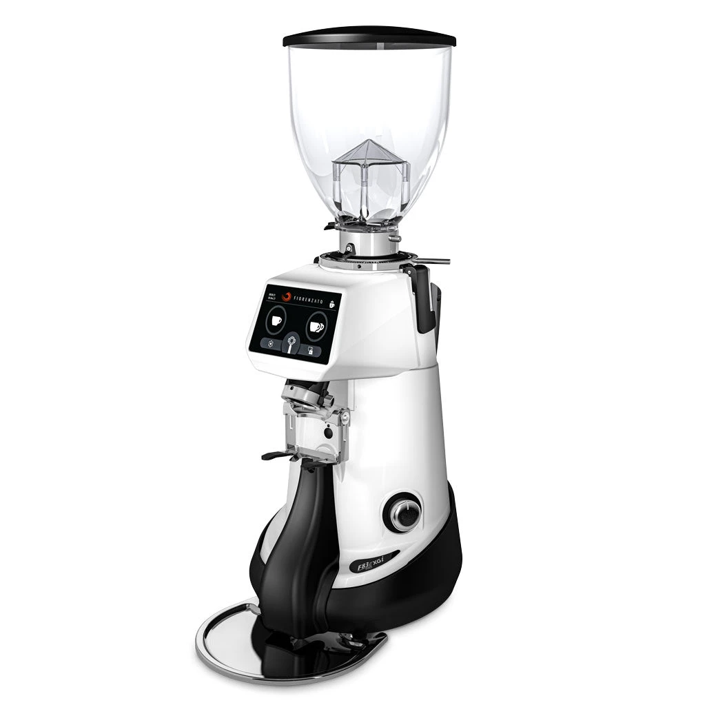 Fiorenzato F83 E XGi PRO On Demand GBW Espresso Grinder - White 1 Fiorenzato F83 E XGi PRO On Demand GBW Espresso Grinder - White