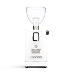 Ascaso I-STEEL Flat Burr Home Coffee Grinder, 54MM - White