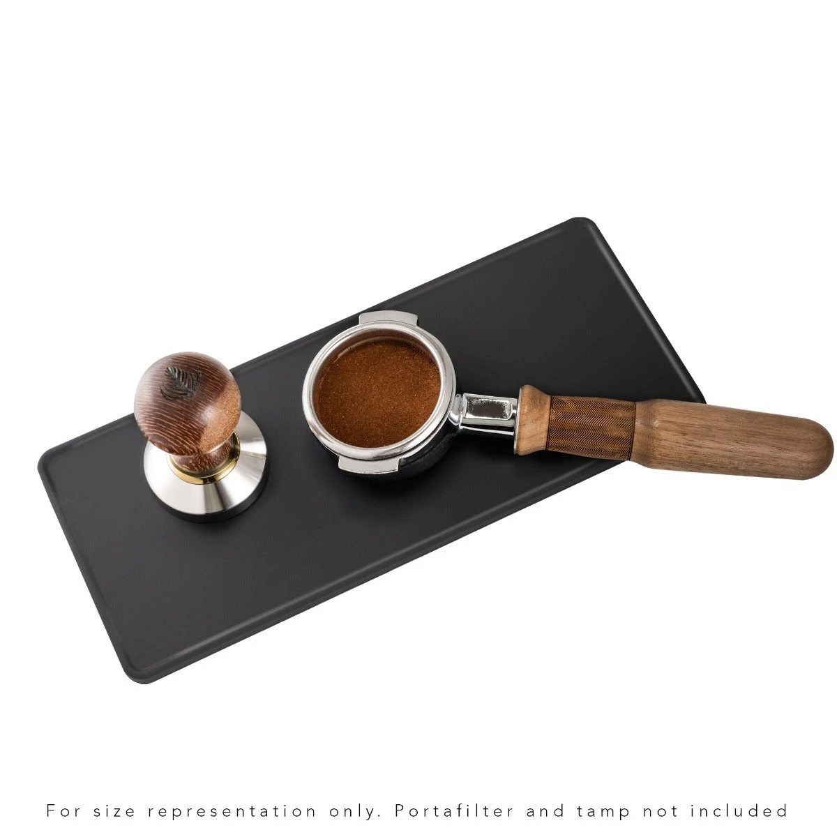 Barista Basics Tamping & Packing Mat, Large (5" X 12") 2 Barista Basics Tamping & Packing Mat, Large (5" X 12") - Image 2