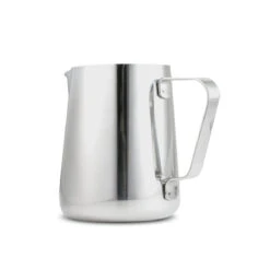 Barista Basics Frothing Pitcher 32oz - Silver -Coffee Machine Shop new pitcher handle 30 480b3a87 fde3 4ac1 8b0a 4daf26c0c75a