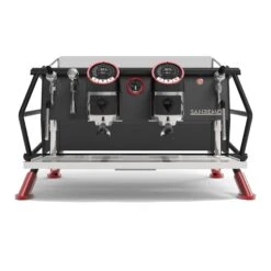 Sanremo Café Racer Naked 2 Group Volumetric Espresso Machine - Black/Red