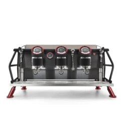 Sanremo Café Racer Naked 3 Group Volumetric Espresso Machine - Black/Red