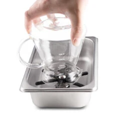 Flush Mount Bar & Cafe Rinser NSF Approved - 6" X 10" -Coffee Machine Shop rinser glass