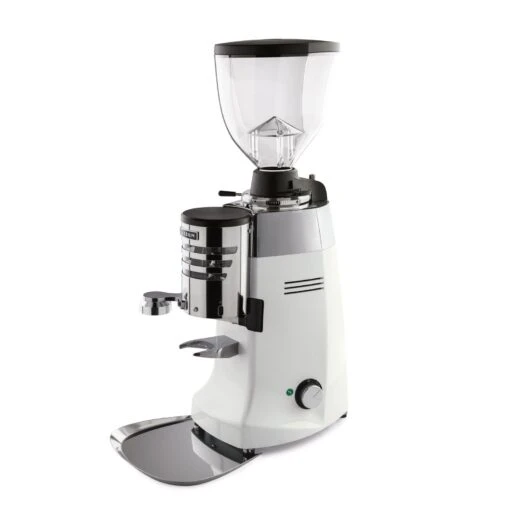 USED Mazzer Robur S Manual Doser Commercial Espresso Grinder - White 1 USED Mazzer Robur S Manual Doser Commercial Espresso Grinder - White -Coffee Machine Shop robur s auto white qtrfront c4afe4e6 6667 4b2e 8c28 7f7f502c6c9a