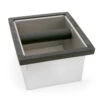 Barista Basics Stainless Steel Knock Box (6" X 5.5" X 4")