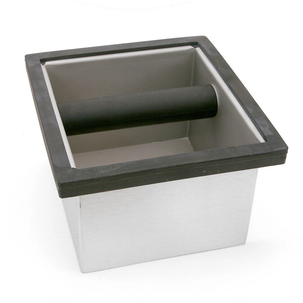 Barista Basics Stainless Steel Knock Box (6" X 5.5" X 4") 1 Barista Basics Stainless Steel Knock Box (6" X 5.5" X 4")