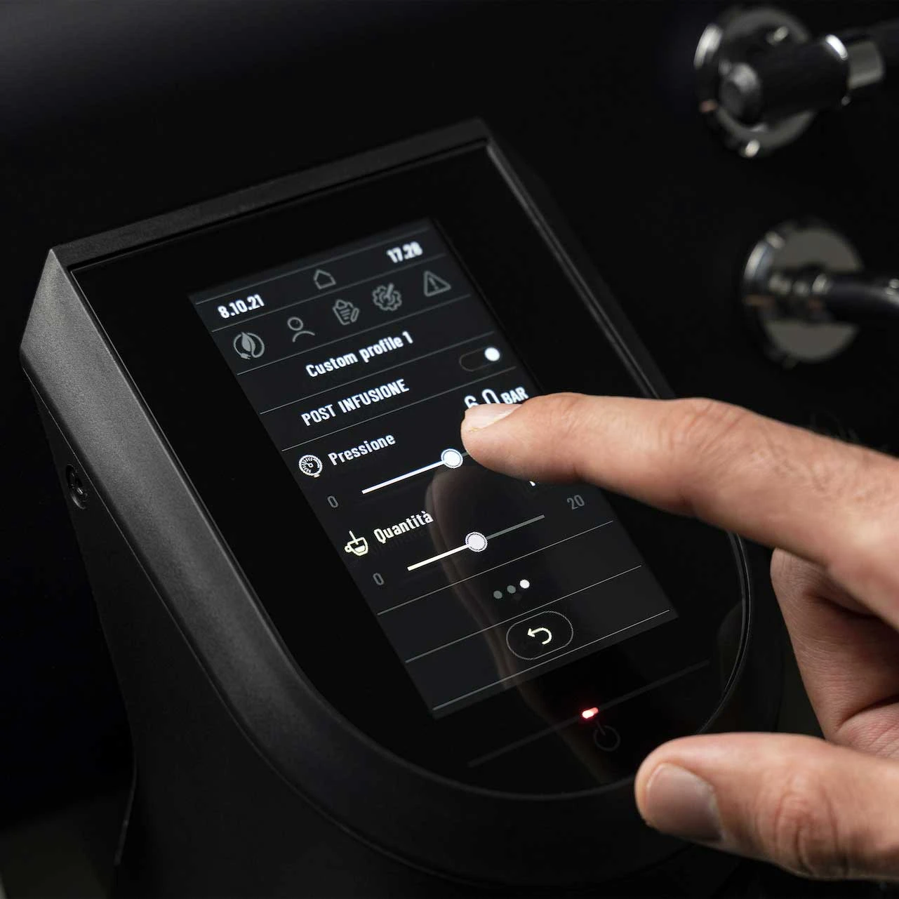 Sanremo YOU Single Group Espresso Machine - White/Black 3 Sanremo YOU Single Group Espresso Machine - White/Black - Image 3