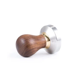 Design 5 Espresso Tamper - Walnut Wood -Coffee Machine Shop walnut lay down tamp
