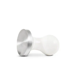 Compressore Professional Espresso Tamp - White 5 Compressore Professional Espresso Tamp - White -Coffee Machine Shop white tamper comp laydown