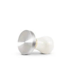 Design 5 Espresso Tamper - White -Coffee Machine Shop white tamper ep5 laydown